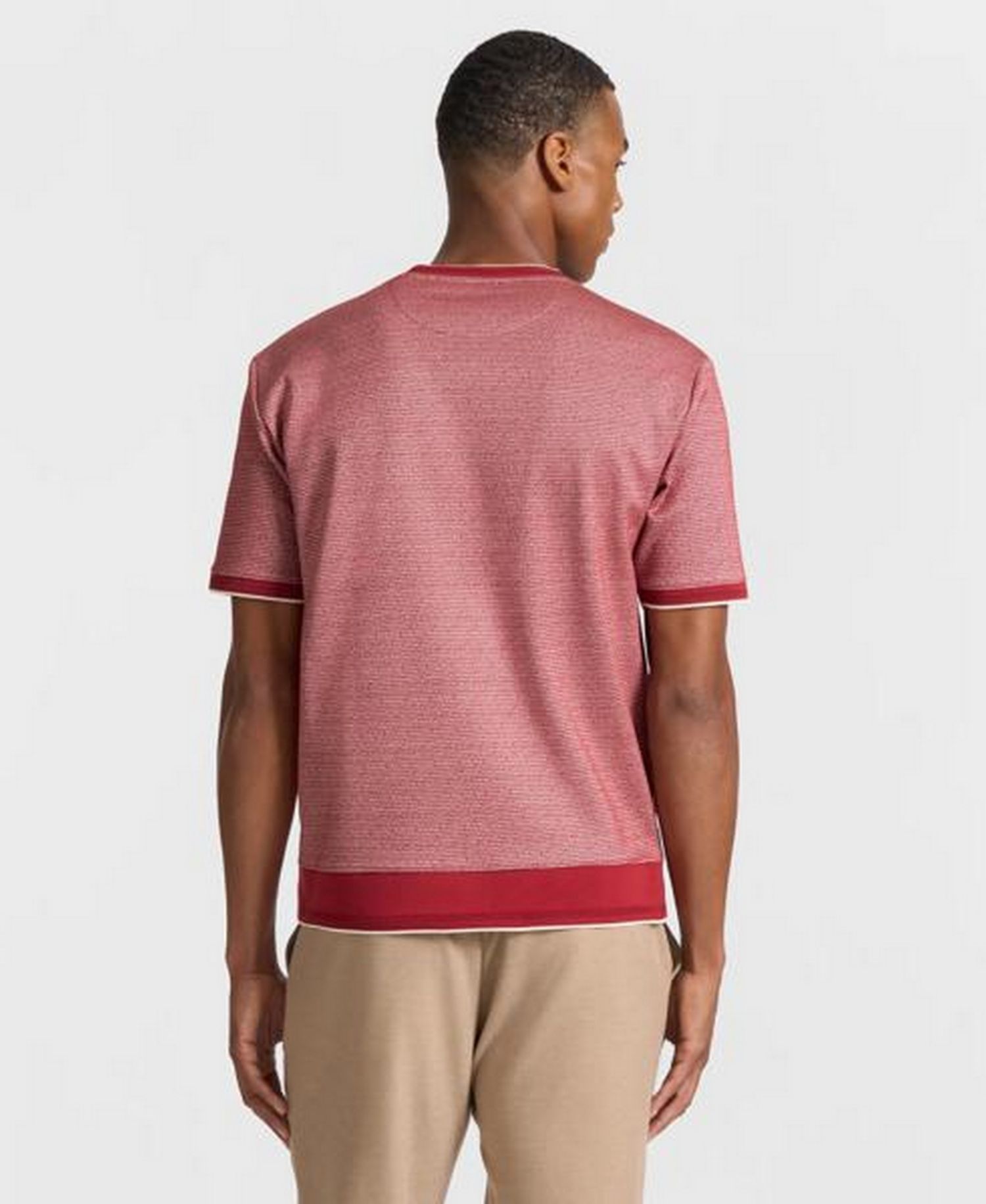 Men's Berkeley Jacquard Ribbed Crewneck T-Shirt