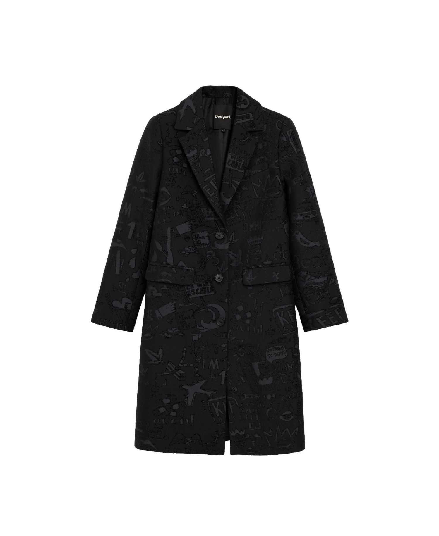 Women's Straight jacquard coat