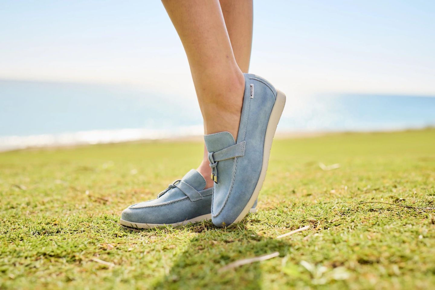 Женские туфли Mephisto Valenza Suede Slip-On Loafer, цвет: Морской — фото 3