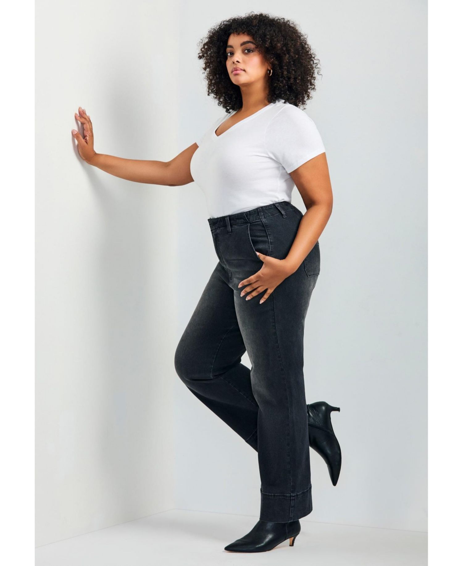Women's Plus Size Kira Wide Leg Jeans