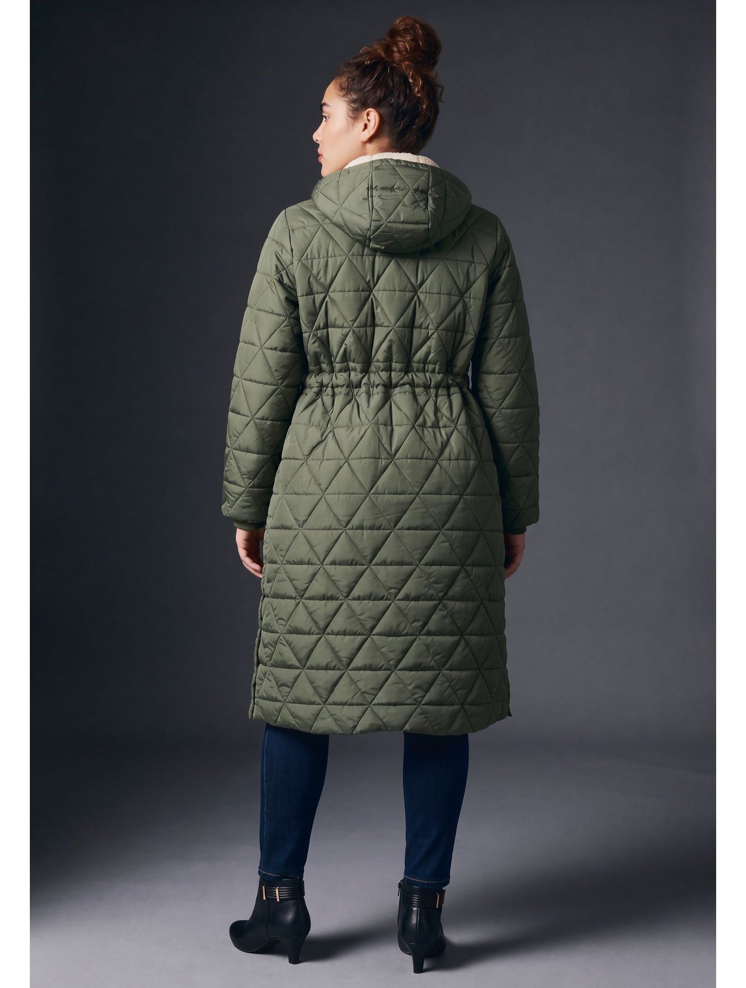 Women's Plus Size Quinn Longline Puffer Jacket