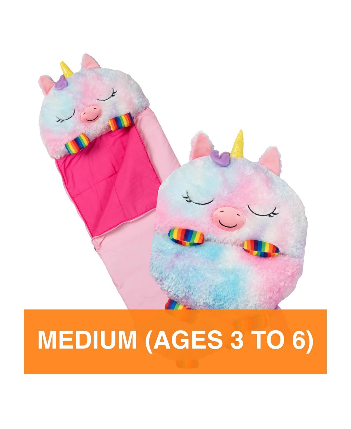 Детские мягкие игрушки Happy Nappers Pillow and Sleepy Sack, цвет: Open Miscellaneous — фото 7