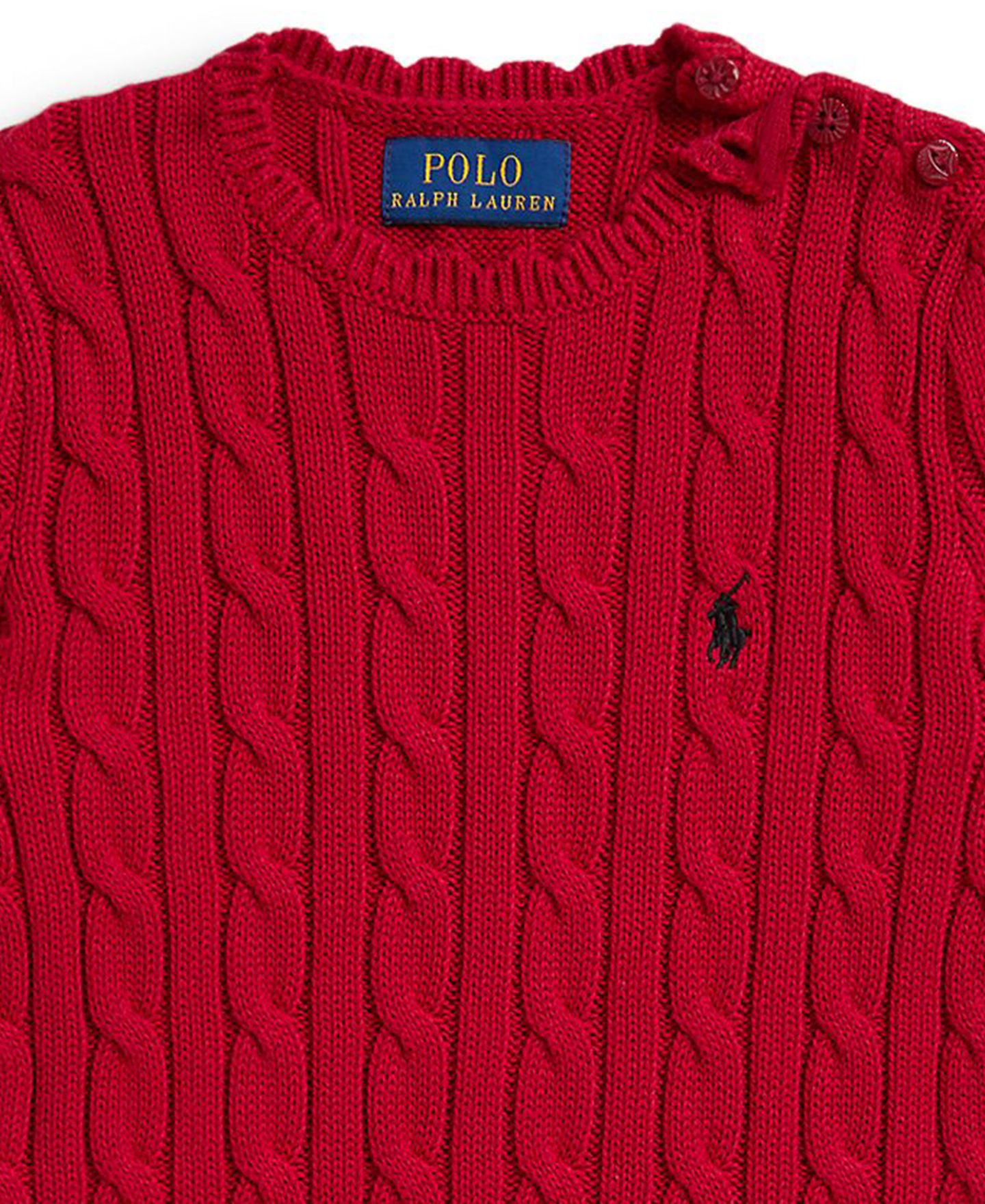 Платье Polo Ralph Lauren Plaid-Skirt Cotton Sweater Dress для девочек, цвет: Красный разноцветный — фото 3