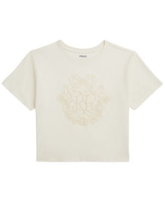 Girls' 7-16 Logo Cotton Jersey Boxy T-Shirt