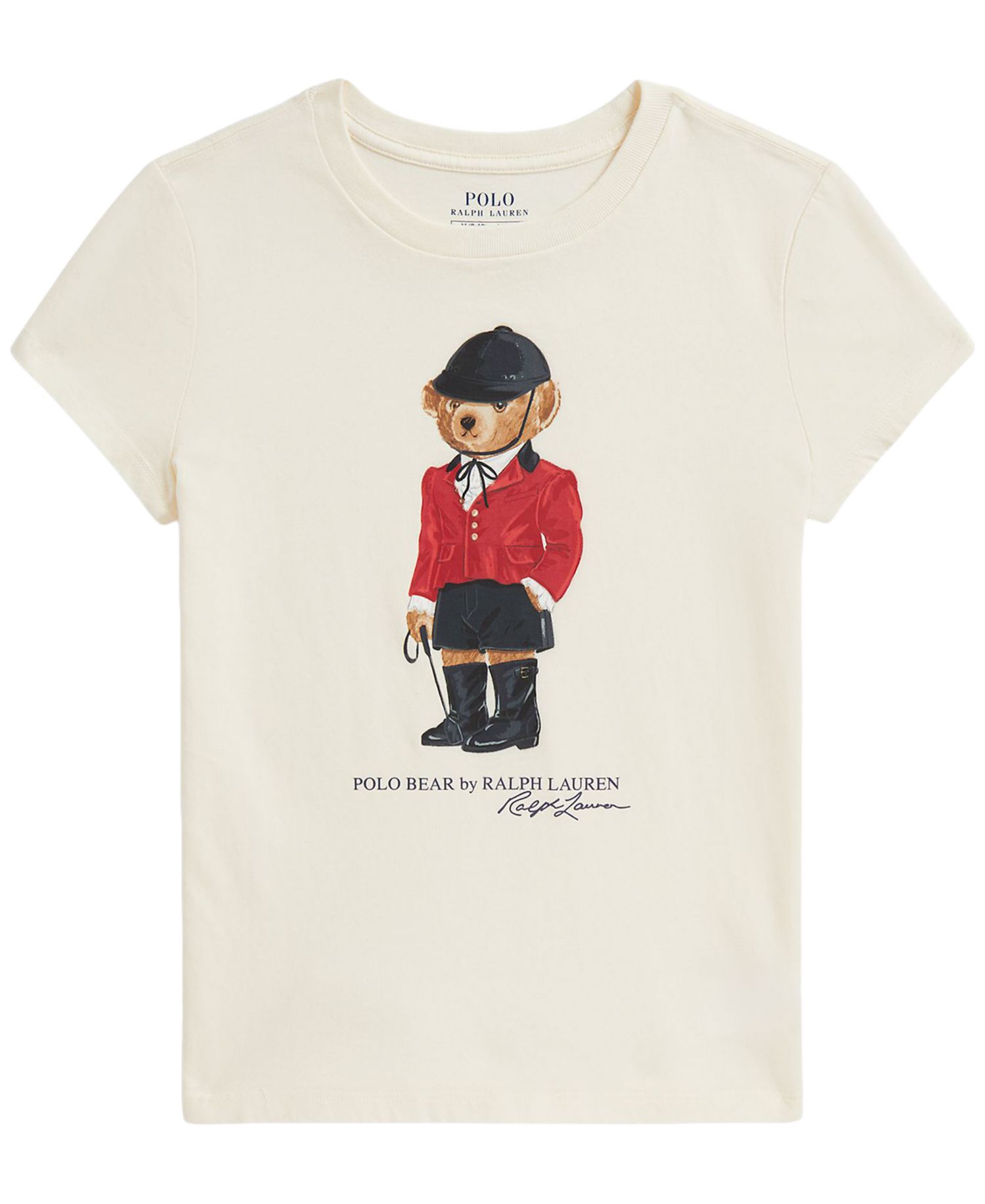 Girls' 7-16 Polo Bear Graphic Cotton T-Shirt