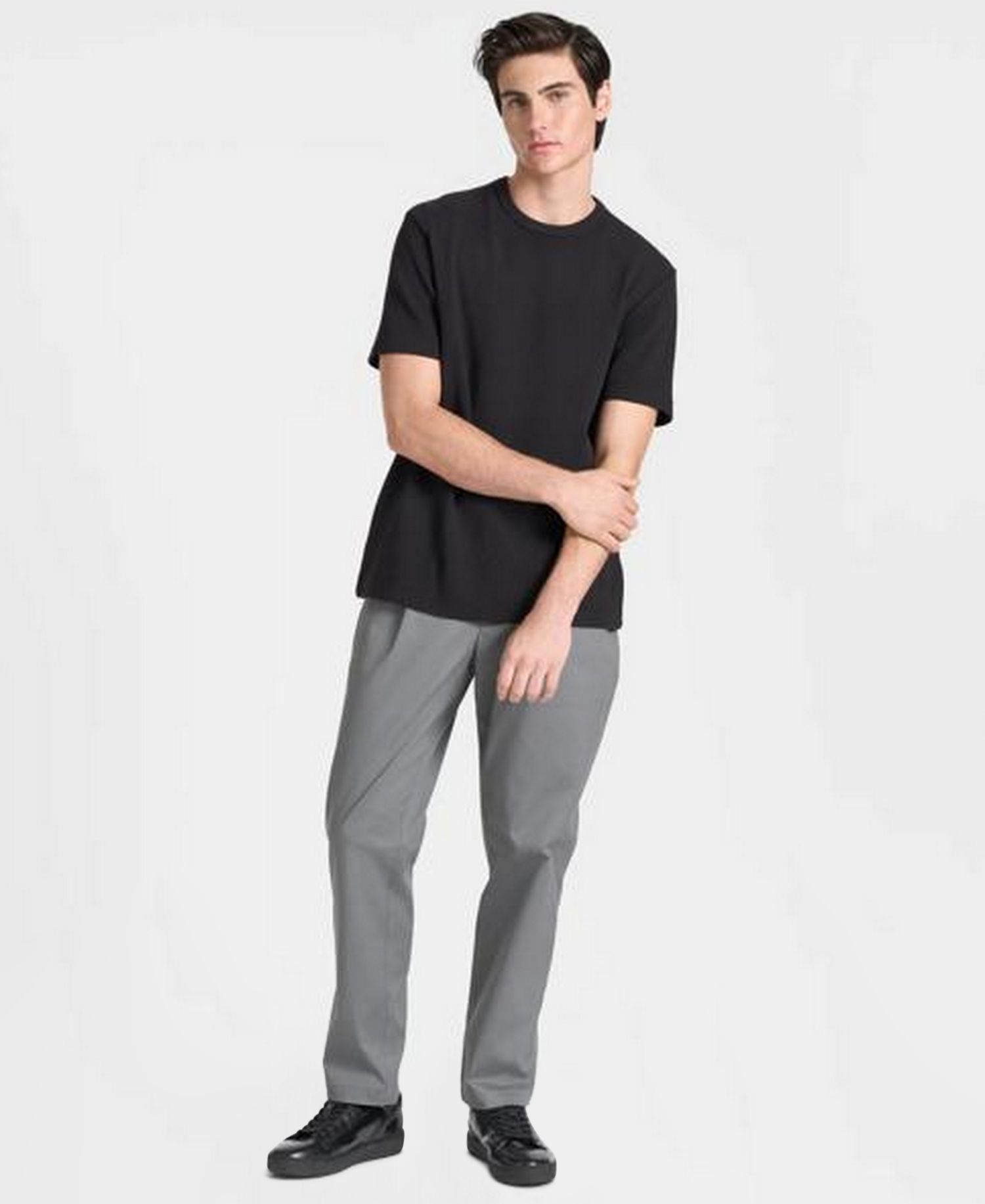 Men's Wilton Textured Crewneck Classic-Fit T-Shirt