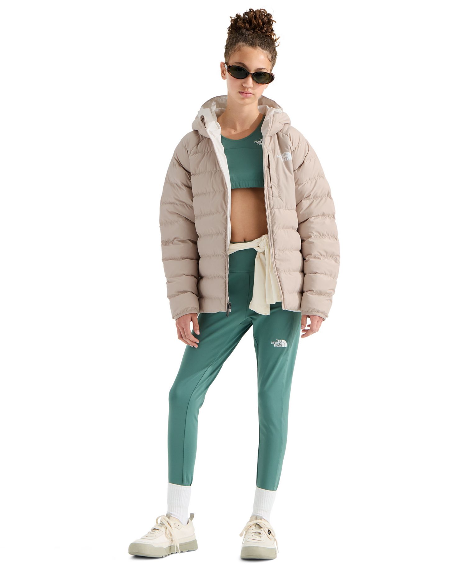 Girls' 7-18 Reversible Perrito Hooded Jacket