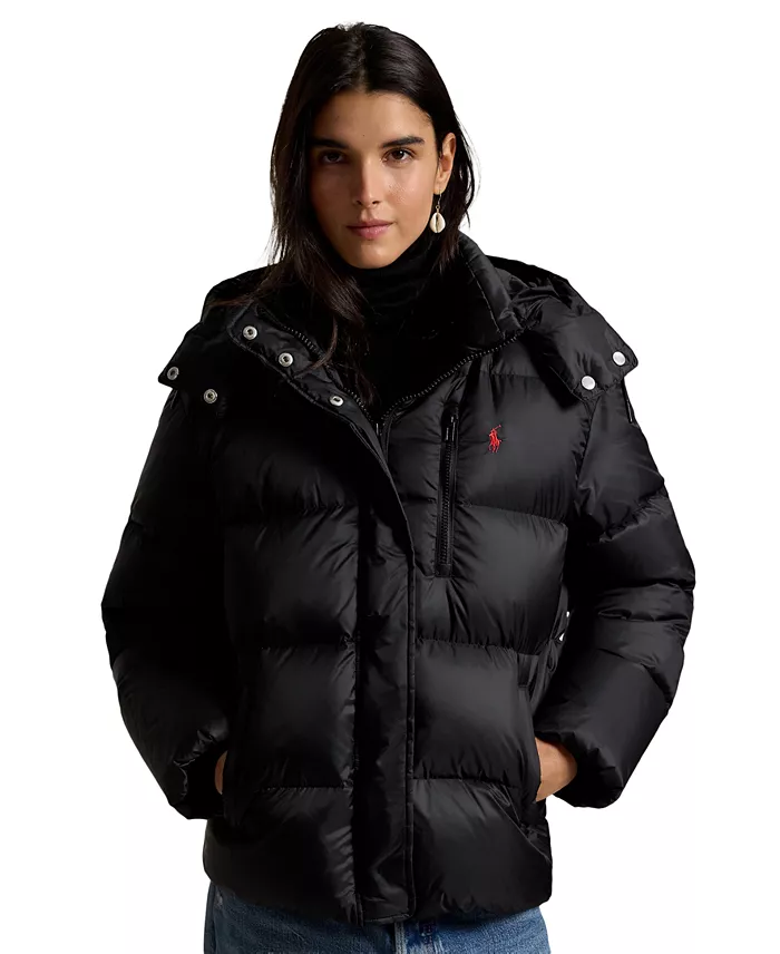 Women's Water-Resistant Long-Sleeve Quilt Jacket - thumbnail 9