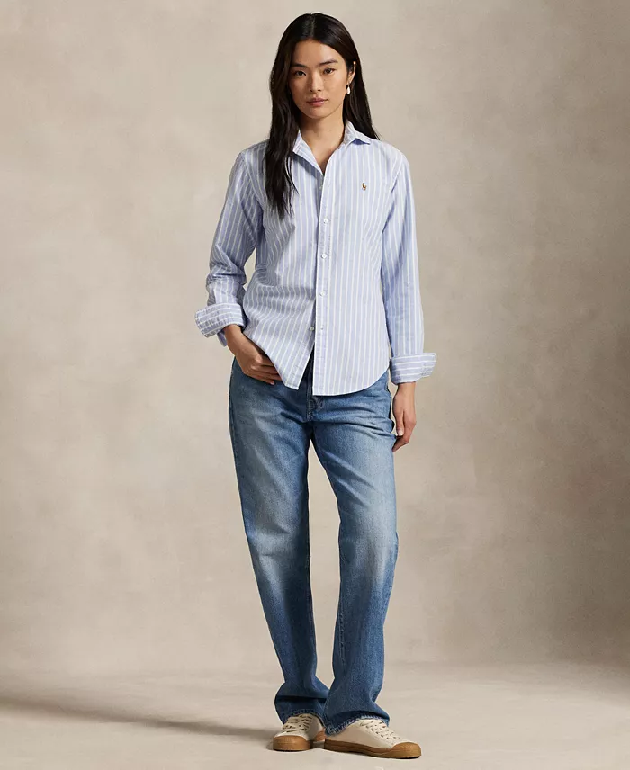 Women's Slim-Fit Oxford Shirt - thumbnail 2