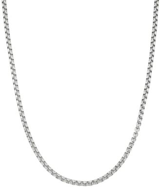 Men's Gold-Tone Box Chain Necklace
