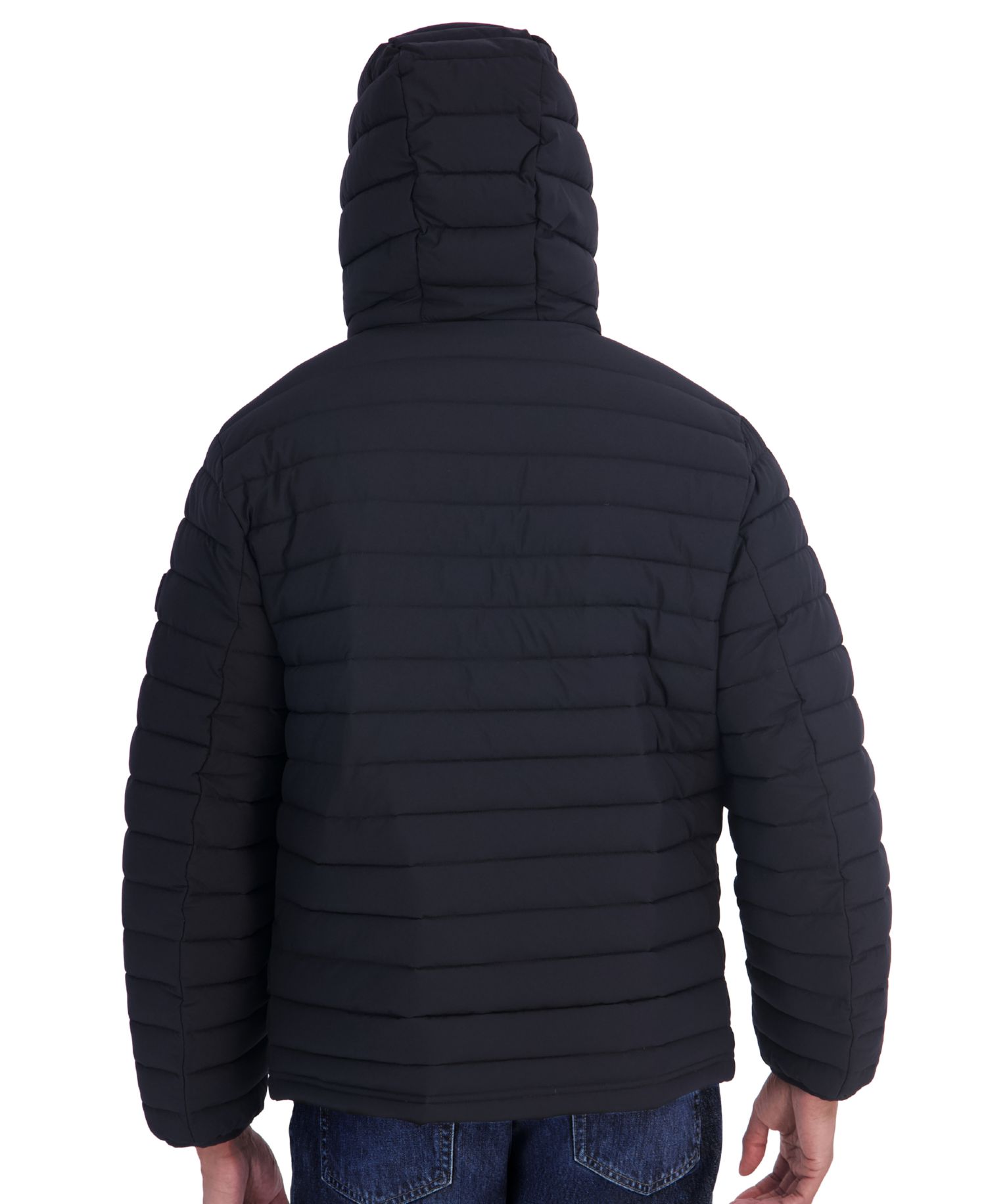 Men's Stretch Hooded Packable Jacket