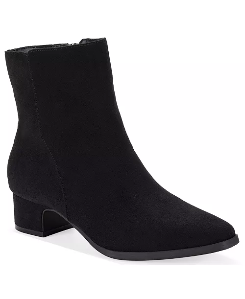 Style & Co Women's Diamond Almond Toe Booties