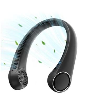 Portable Neck Fan Rechargeable, Hands-Free 360degree(s) Cooling, 23.5hrs Runtime, Battery Powered Personal Wearable Fan Quiet.