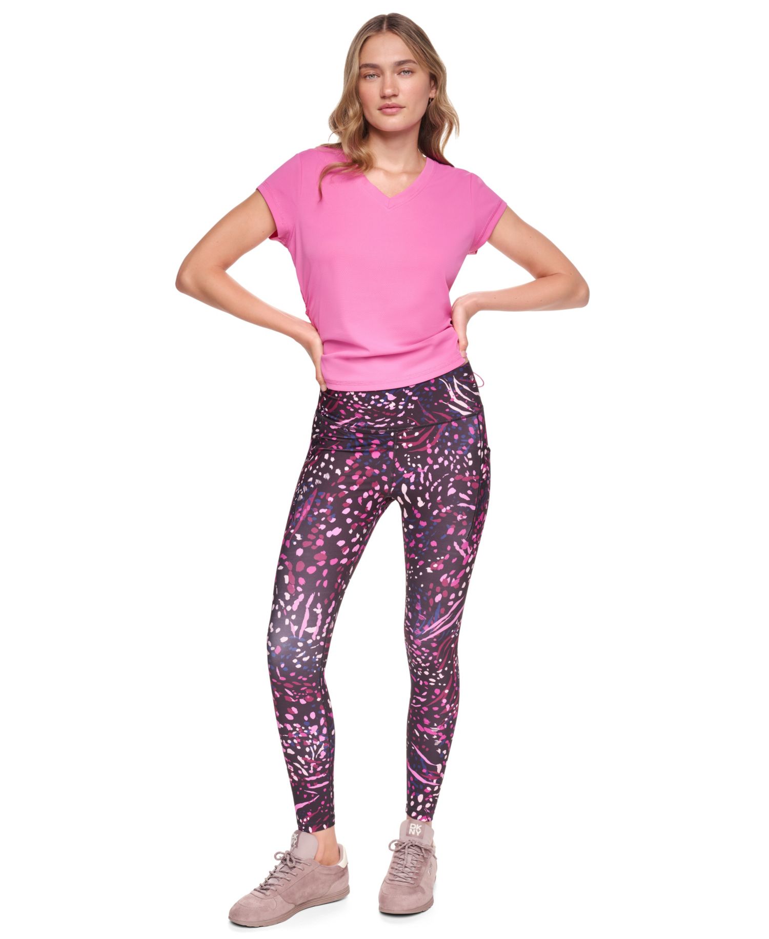 Women's High-Waist 7/8 Leggings with Floating Pockets