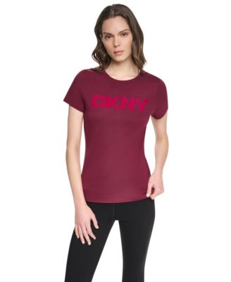 Women's Flocked Logo Crewneck T-Shirt