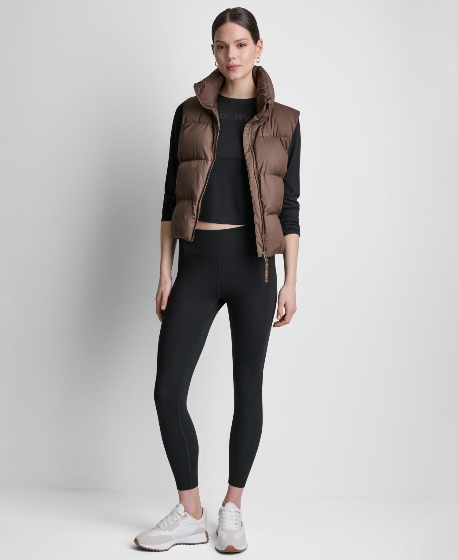 Women's Mock Neck Puffer Vest