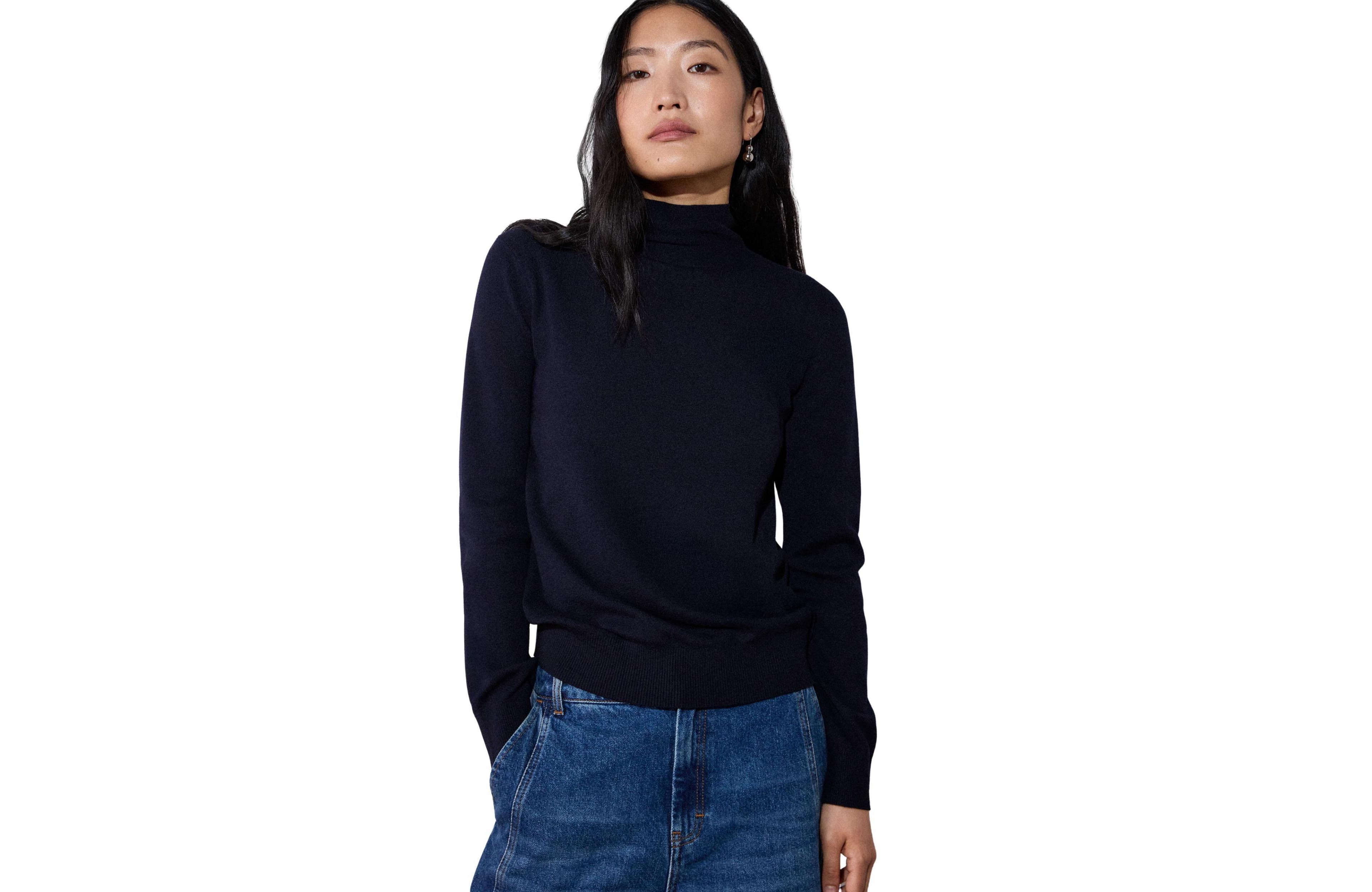 Whistles Women's Tie Neck Detail Knit Jumper