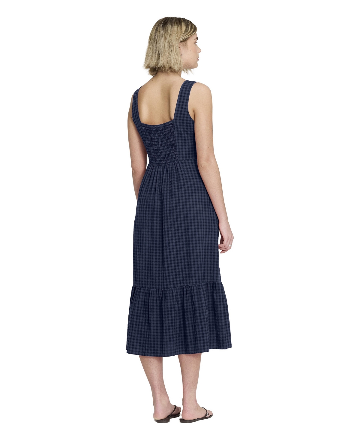 Finery London Women's Cara Gingham Seersucker Dress