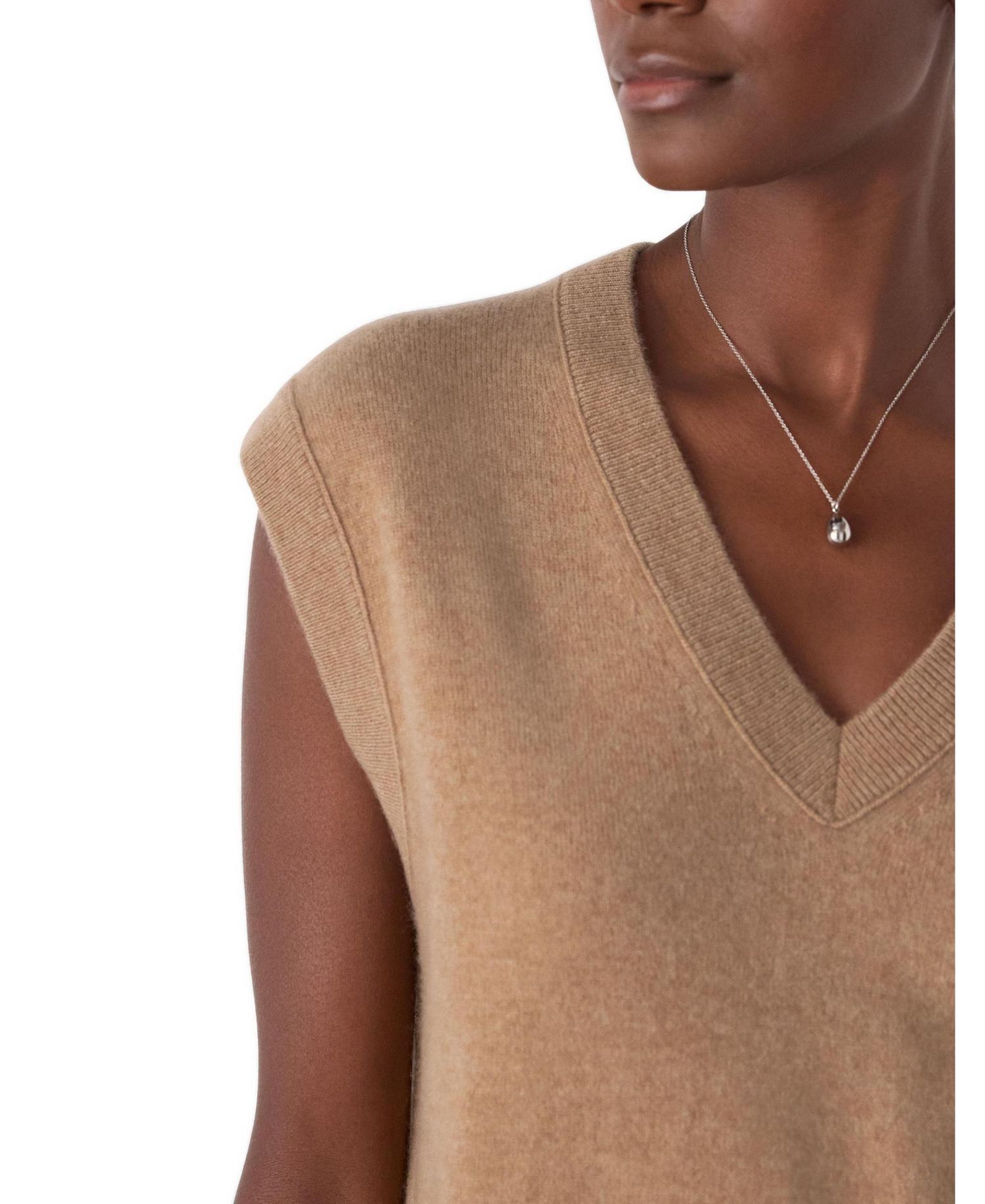 Women's Cashmere V-Neck Vest
