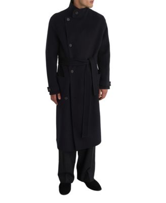 Men's Selation Wool-Blend Blindseam Belted Overcoat
