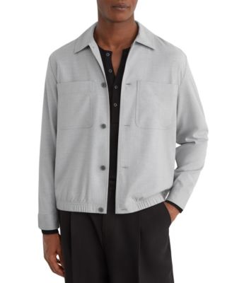 Men's Penge Brushed Wool-Blend Twin-Pocket Overshirt