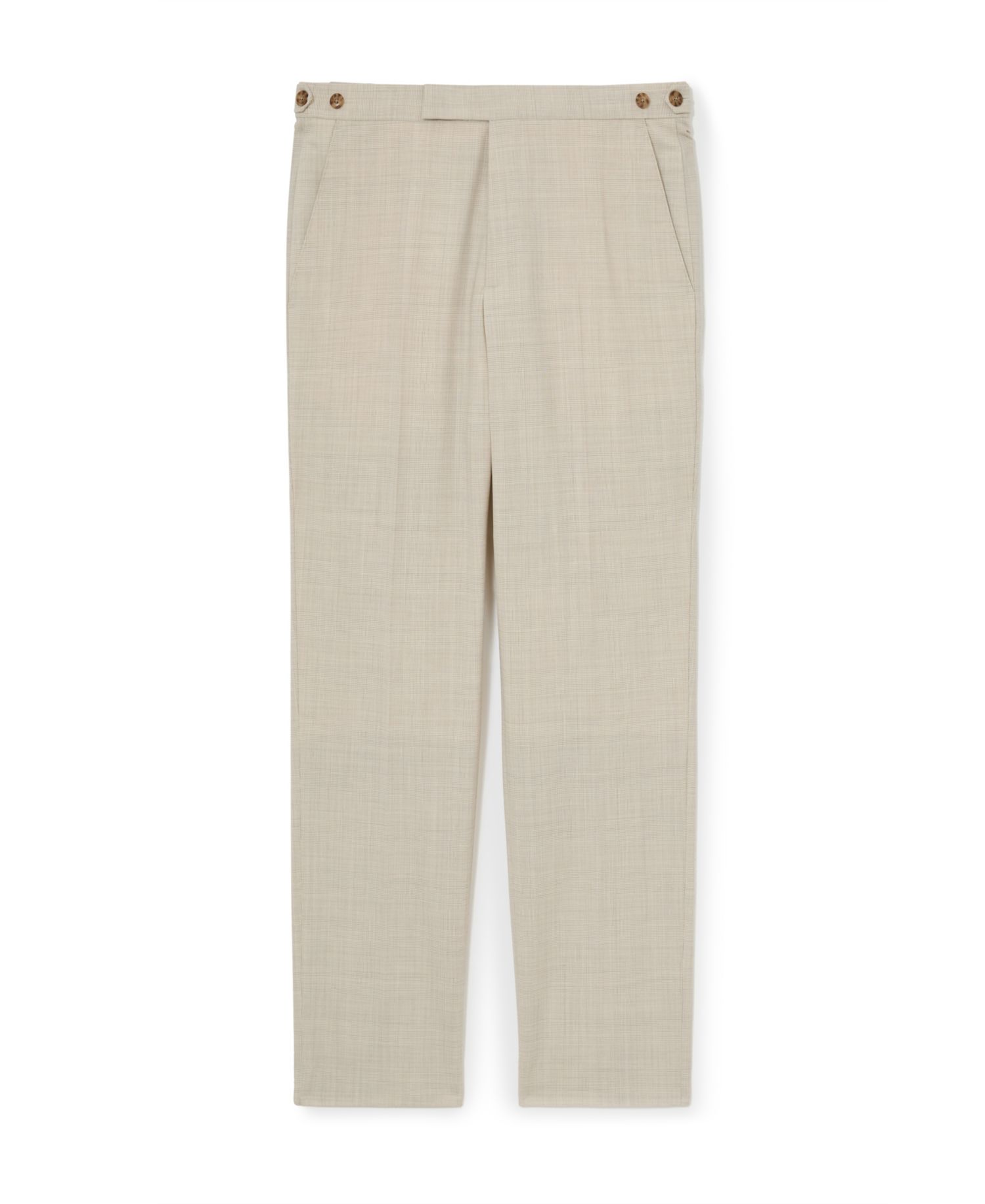 Men's Vita Pin-Check Classic-Fit Wool-Blend Pants