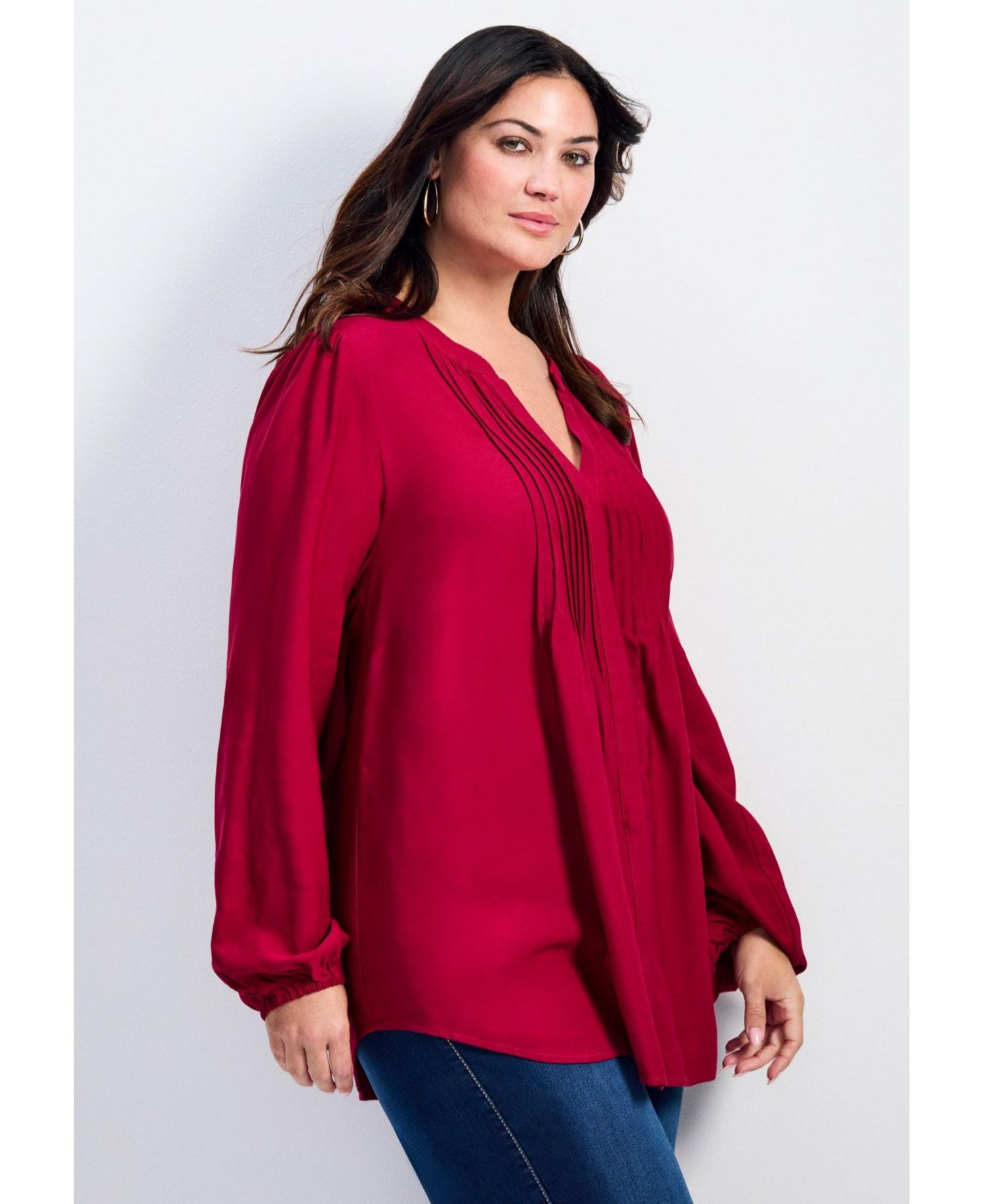 Women's Olivia Pintuck Shirt
