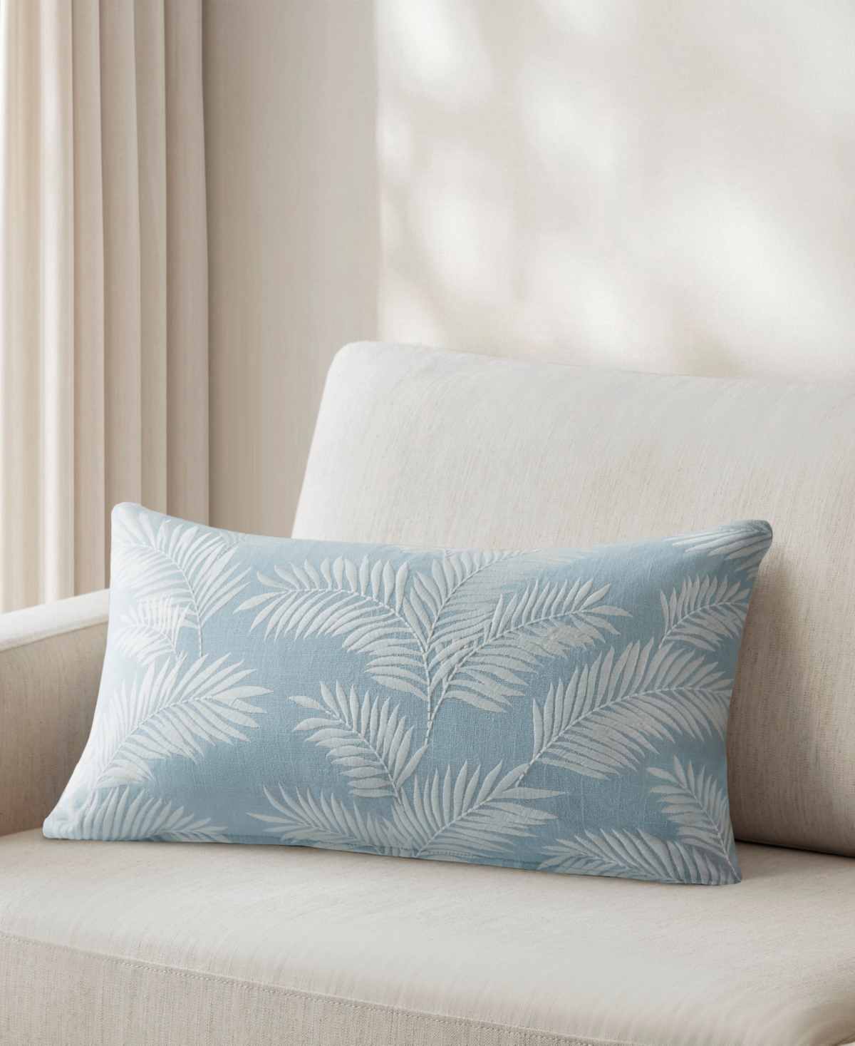 Harbor House Ella Botanical Cotton Decorative Pillow Cover, 14" x 24"