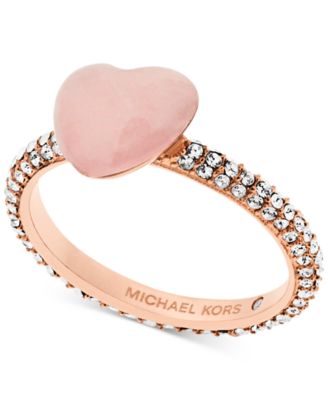 michael kors heart ring