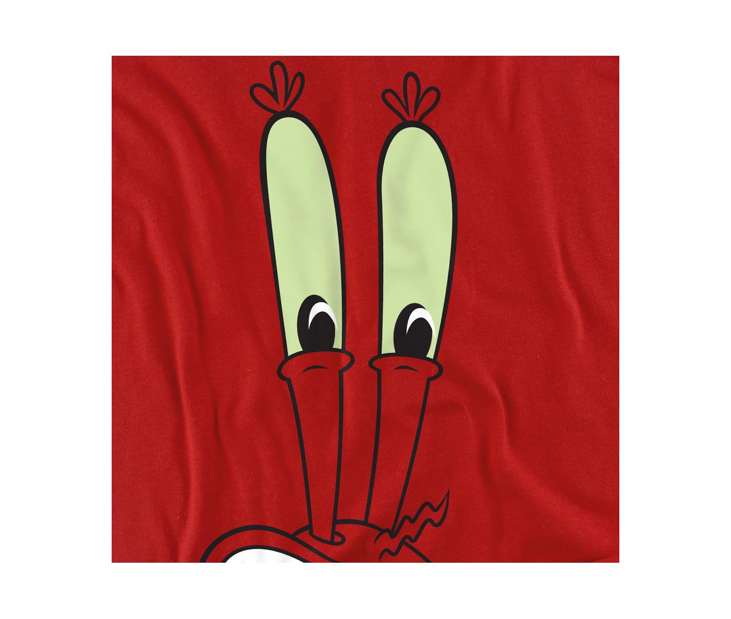 Мужская футболка SpongeBob SquarePants Mr. Krabs Smile Face, цвет: Красный — фото 2