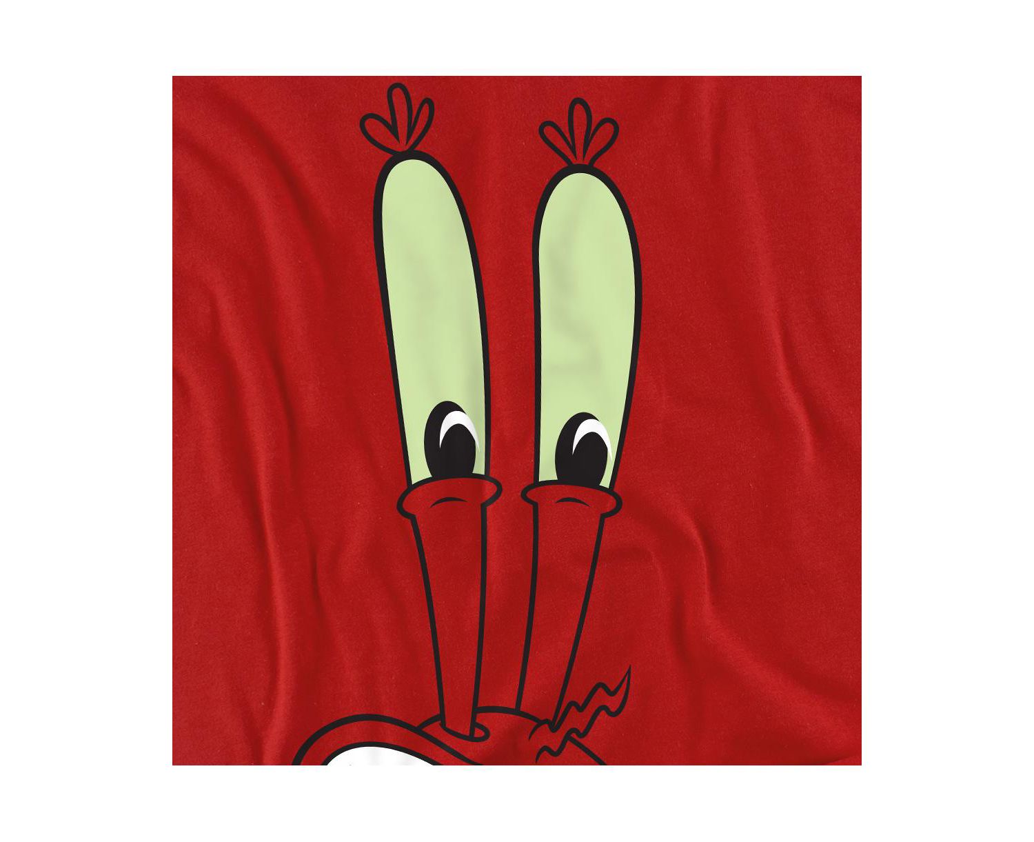 Men's Mr. Krabs Smile Face T-Shirt
