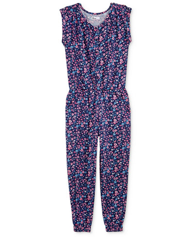 Epic Threads Floral-Print Jumpsuit, Big Girls (7-16), Only at Macy's