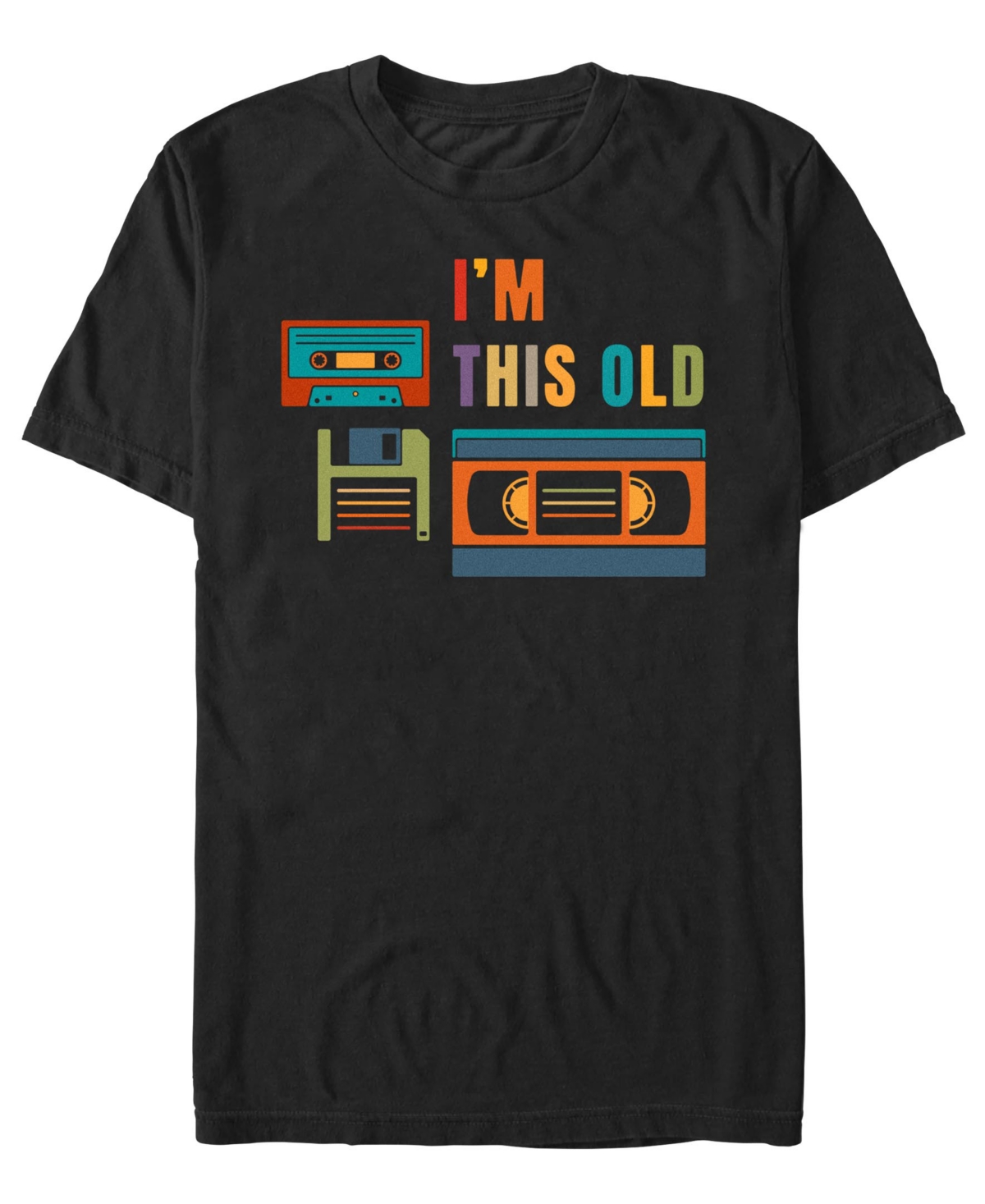 Fifth Sun Men's I'm This Old Graphic Retro T-Shirt