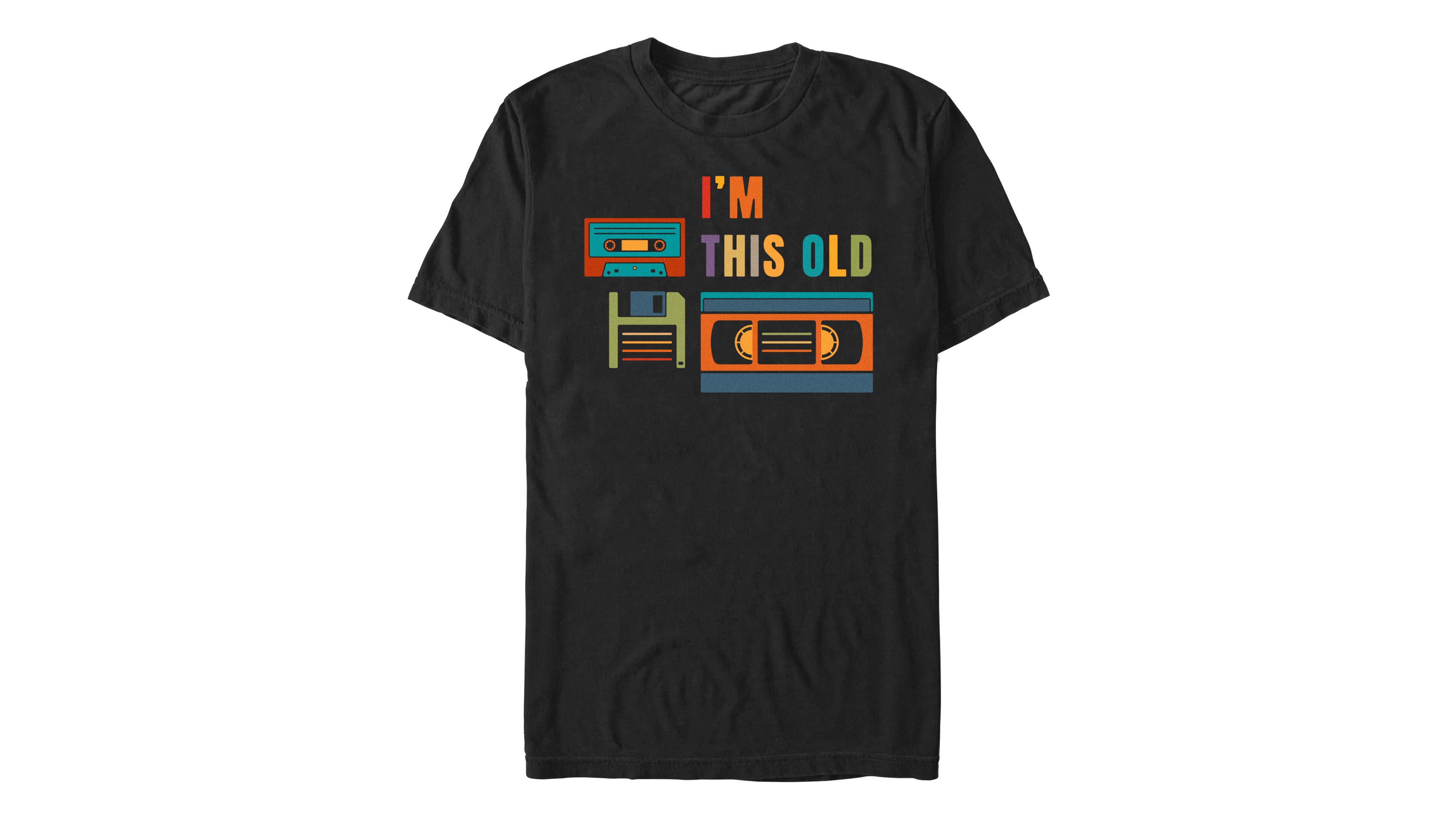 Fifth Sun Men's I'm This Old Graphic Retro T-Shirt
