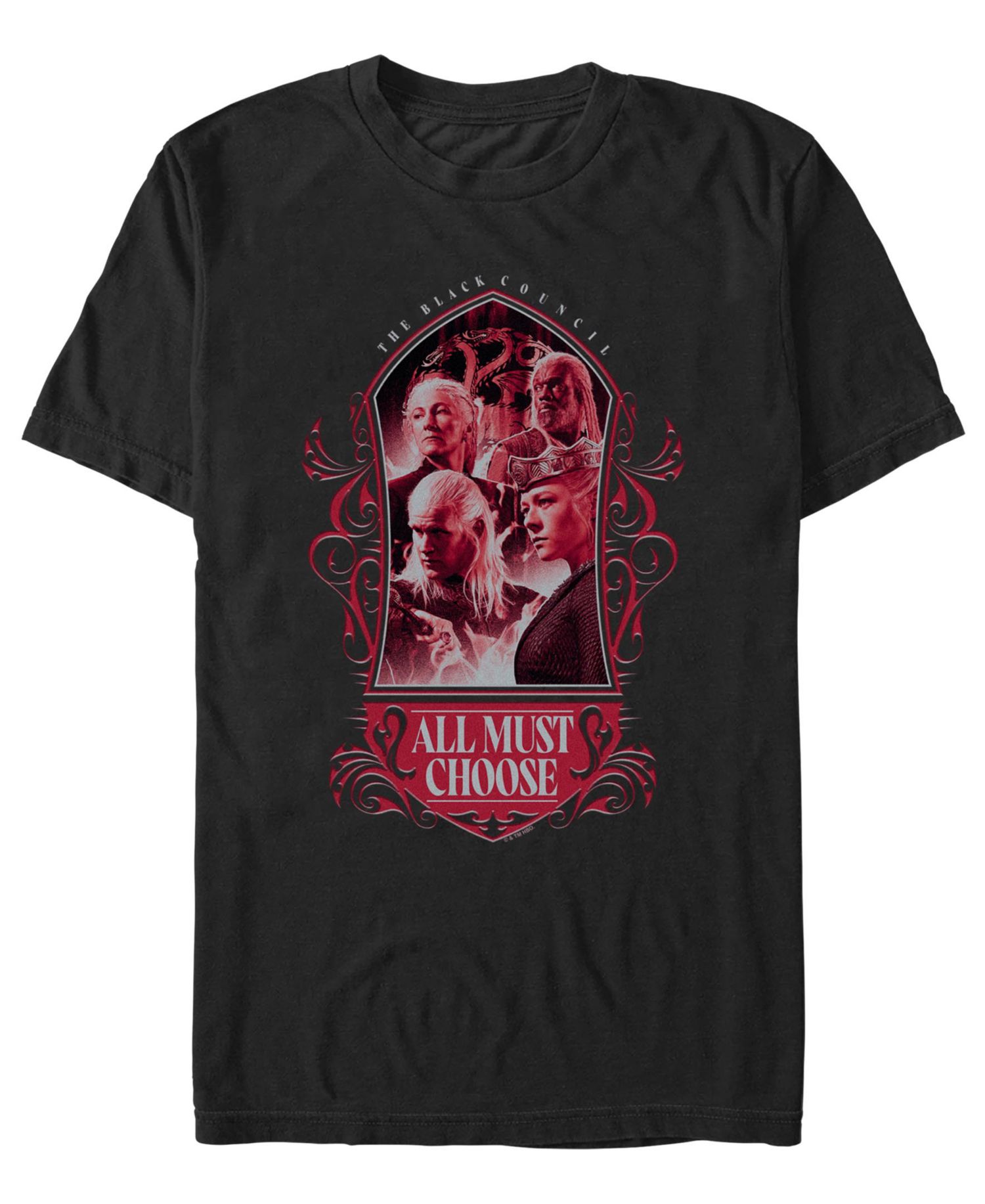 Men's House of the Dragon All Must Choose Graphic T-Shirt