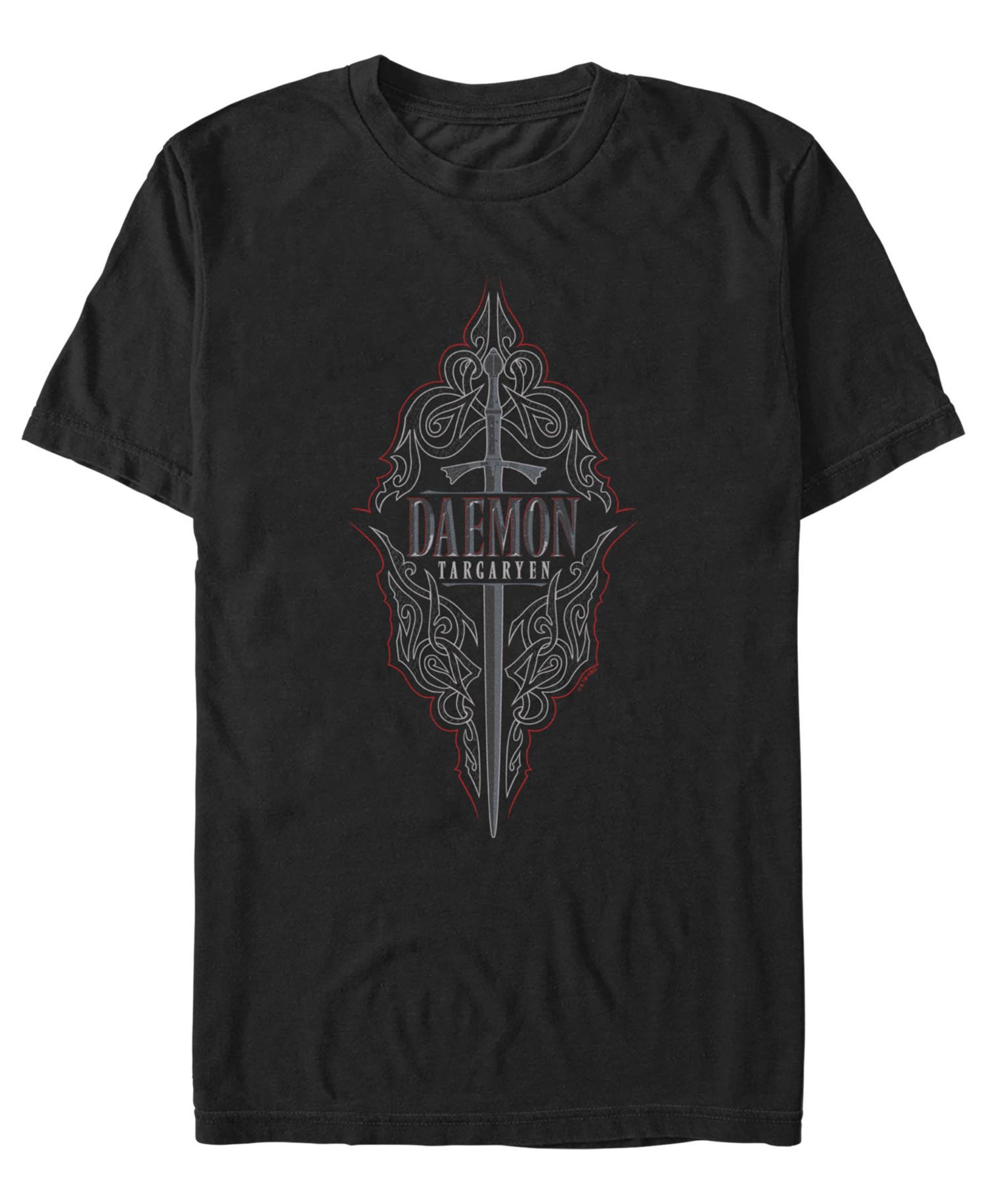 Men's House of the Dragon Daemon Sword Graphic T-Shirt