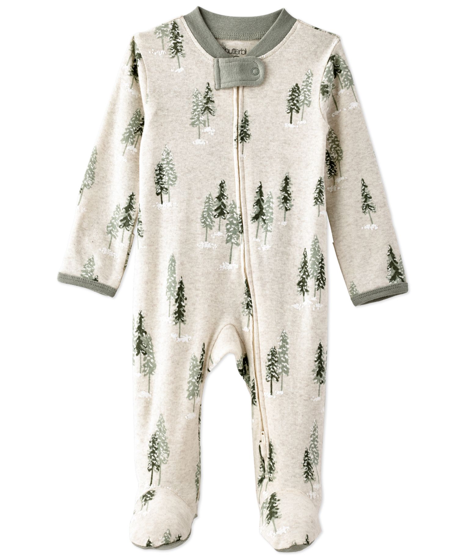 Baby Boys' and Baby Girls' Festive Holiday Print Footed Sleep and Play