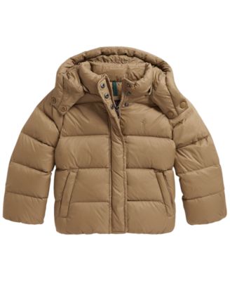 Girls' 2T-6X Down Hooded Jacket