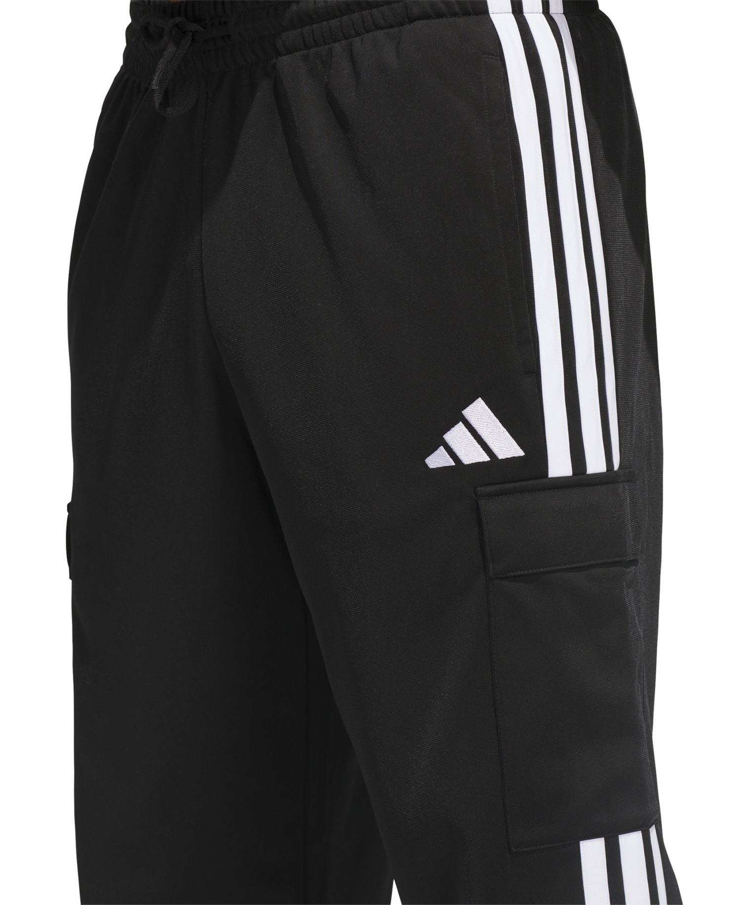 Men's Tricot Regular-Fit Three-Stripe Cargo Pants