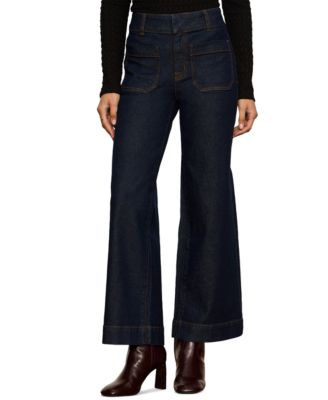 Women's Mid-Rise Wide-Leg Jeans