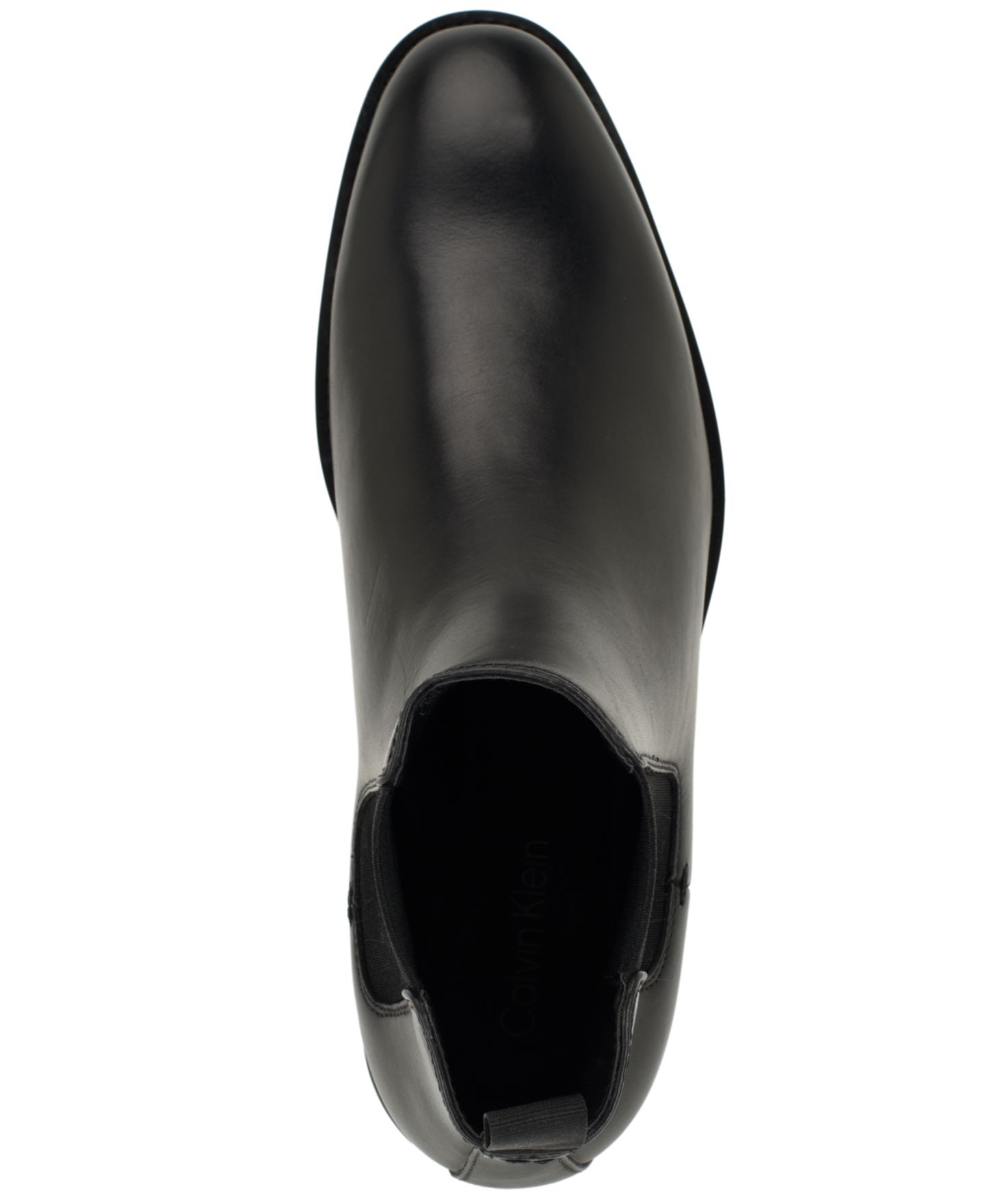 Мужские ботинки Calvin Klein Volminer Chelsea Pull-On Almond-Toe, цвет: Чёрный — фото 4