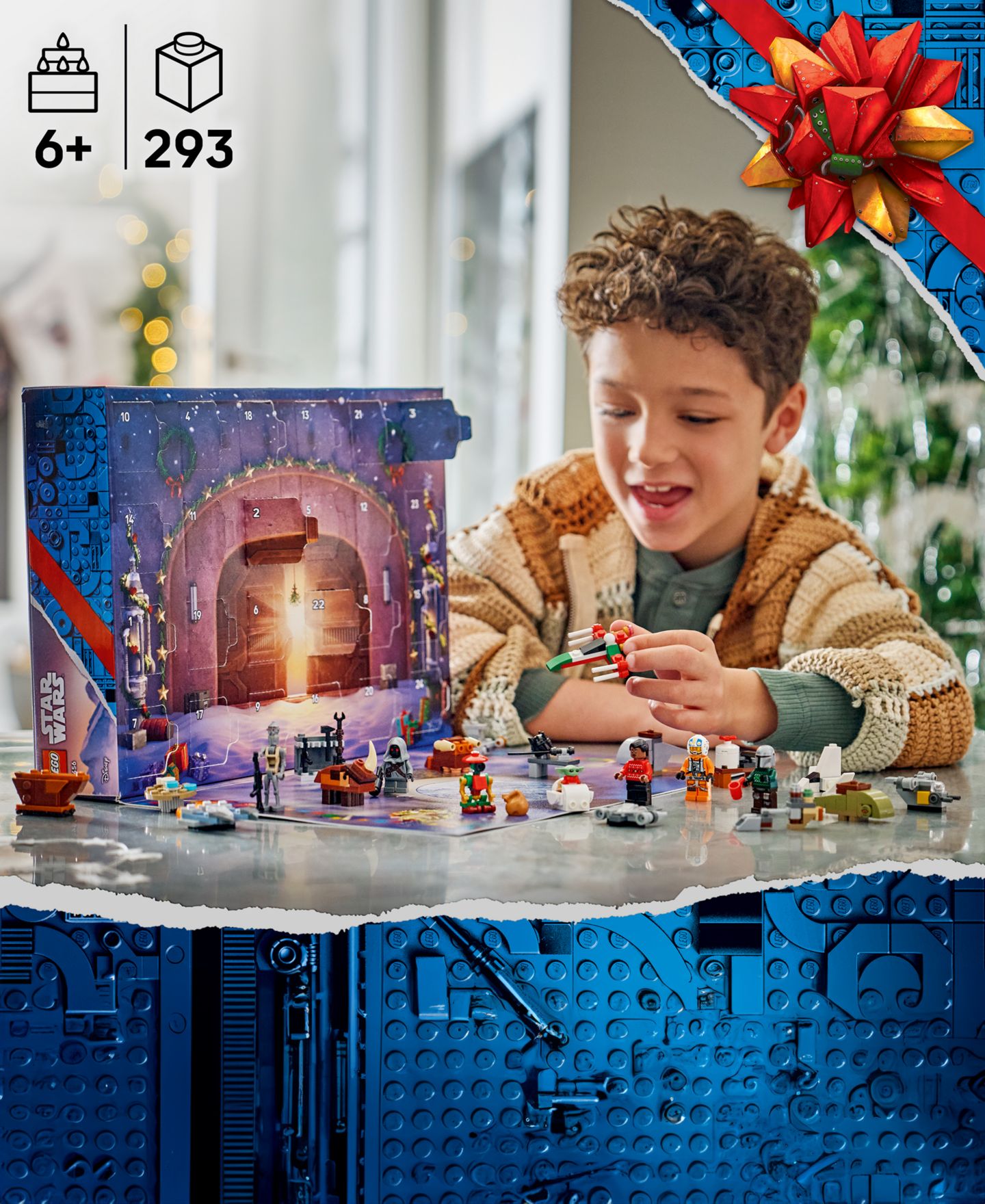 Детский конструктор LEGO® Star Wars: The Mandalorian Advent Calendar 2026 75456 293-Piece Building Set, Ages 6+ — фото 5
