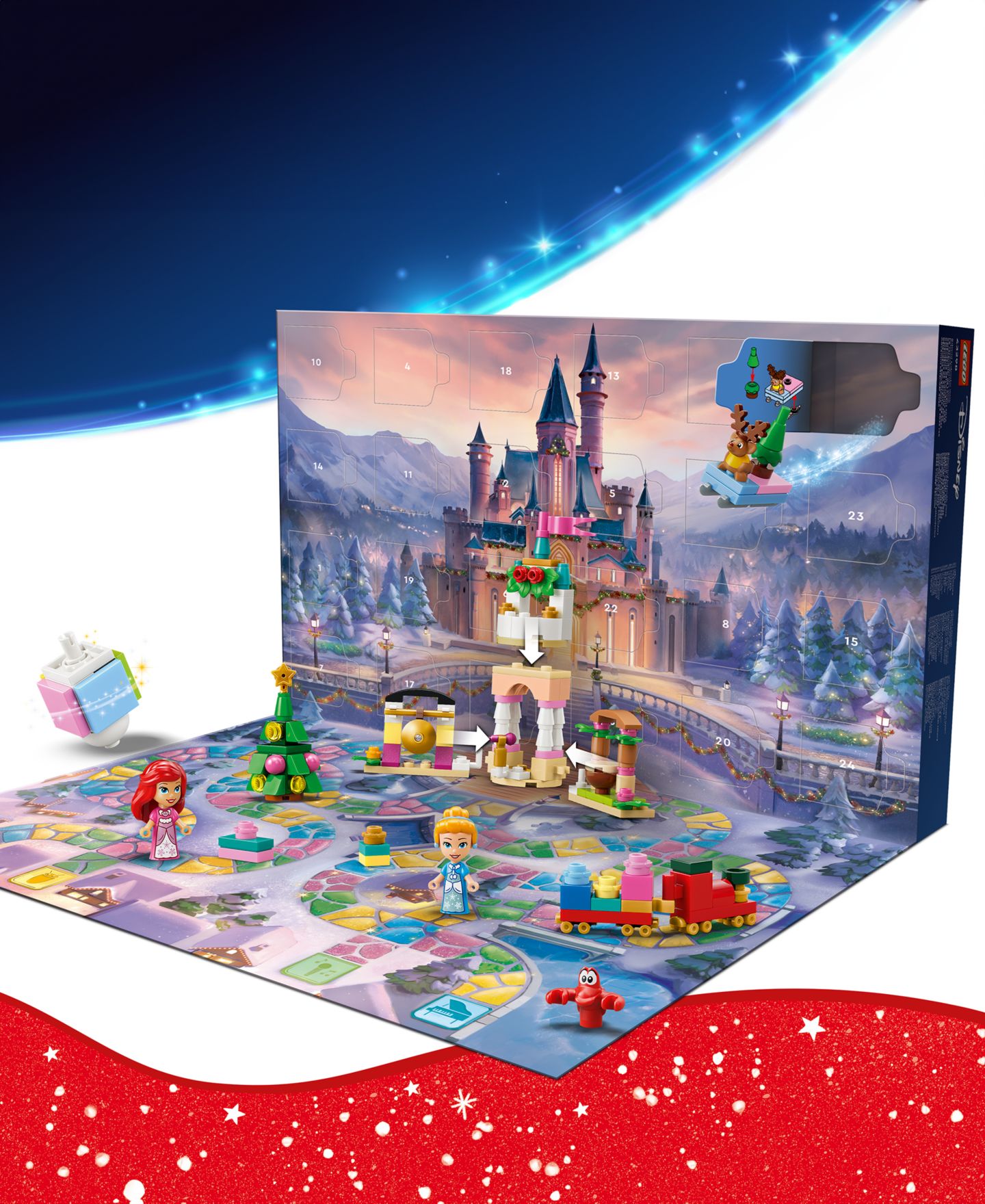 Детский конструктор LEGO® Disney Princess Advent Calendar 2026 43298 290-Piece Building Set, Ages 5+ — фото 3
