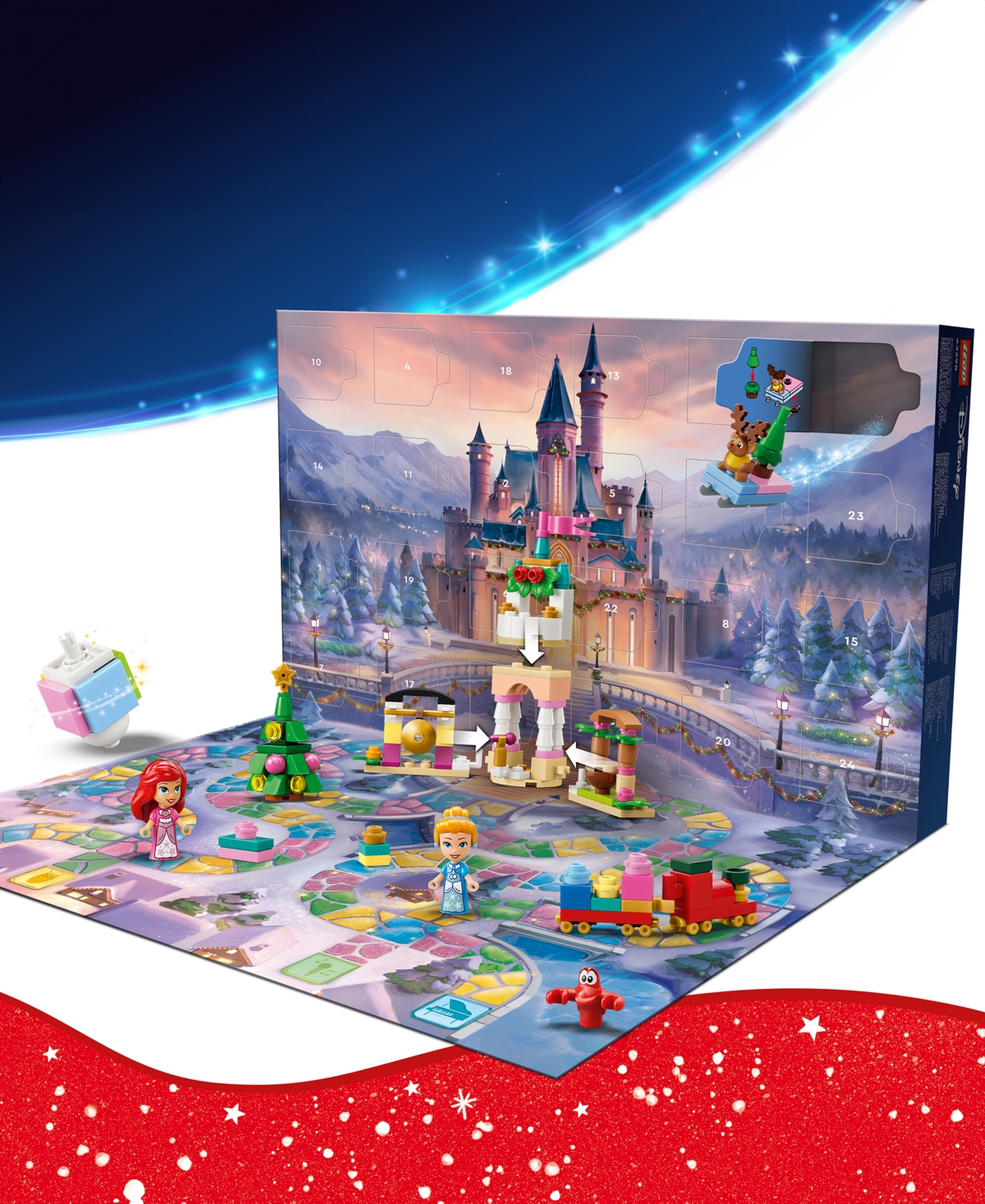 Lego Disney Princess Advent Calendar 2026 43298 290-Piece Building Set, Ages 5+