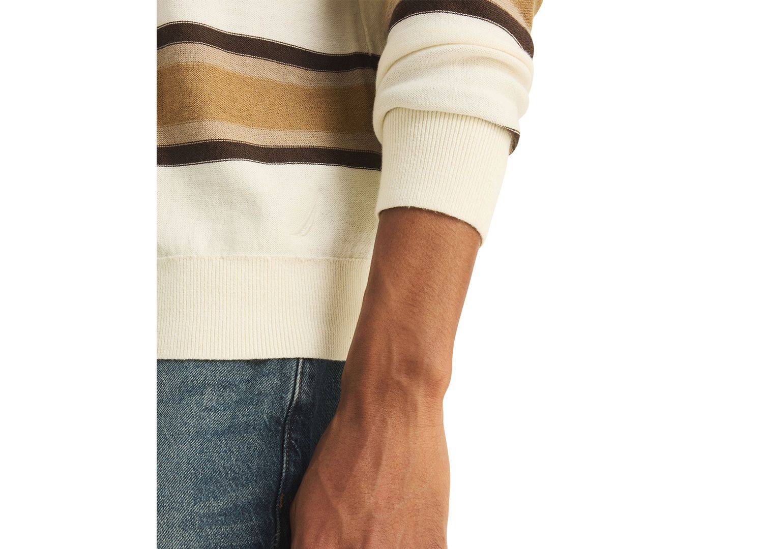 Men's Striped Crewneck Sweater