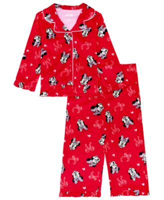 Toddler Girls' 2T-4T Minnie Mouse Graphics Print Pajama, 2-Piece Set