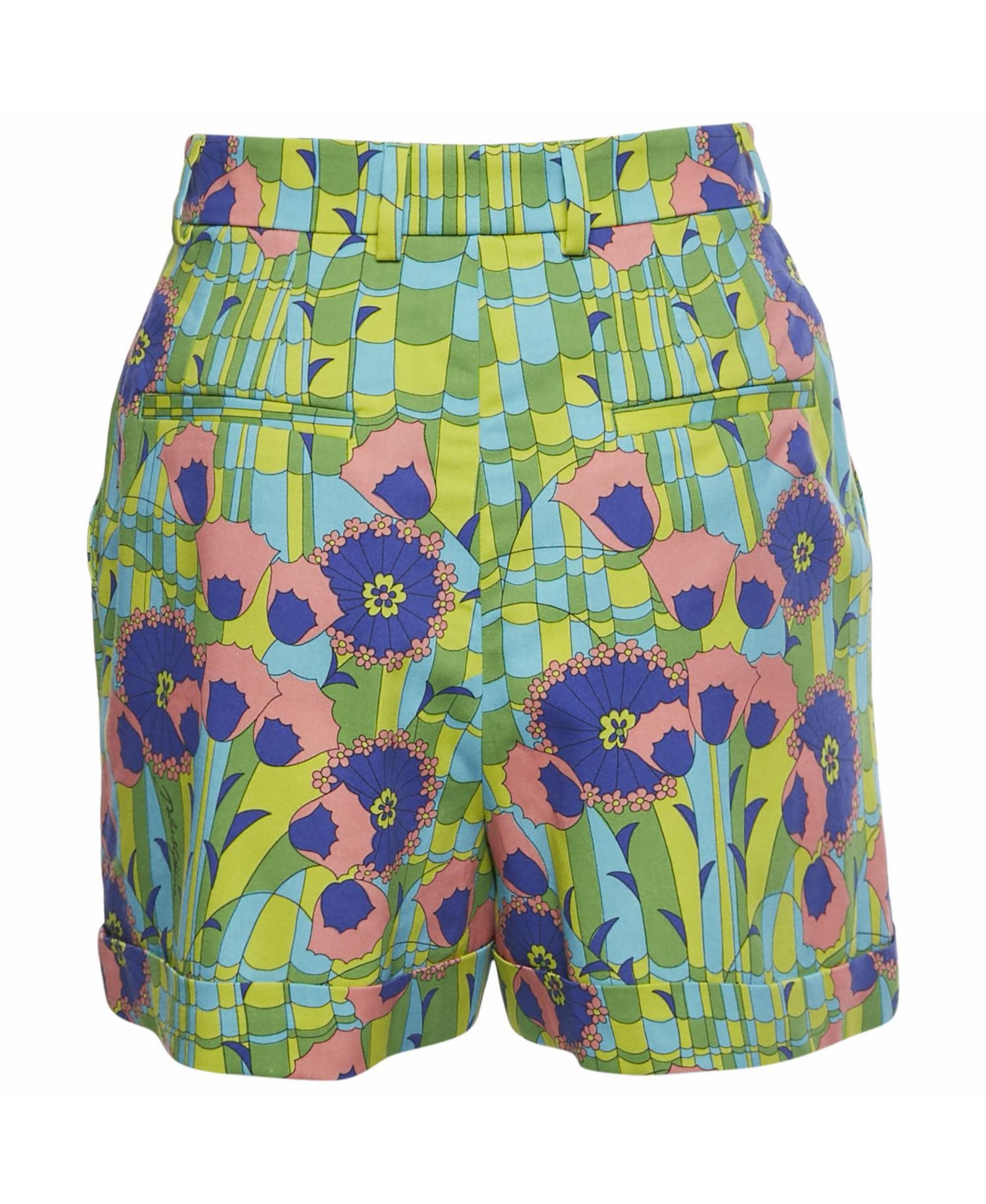 Women's Floral Print Poplin Shorts