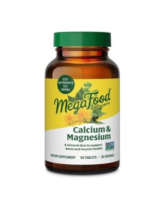Calcium and Magnesium Supplement, Magnesium Glycinate, Bone and Heart Health, 90 Ct
