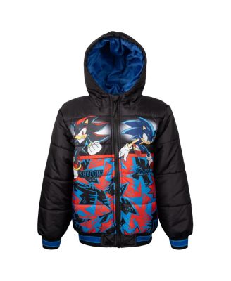 Boys' Zip-Up Hooded Puffer Jacket