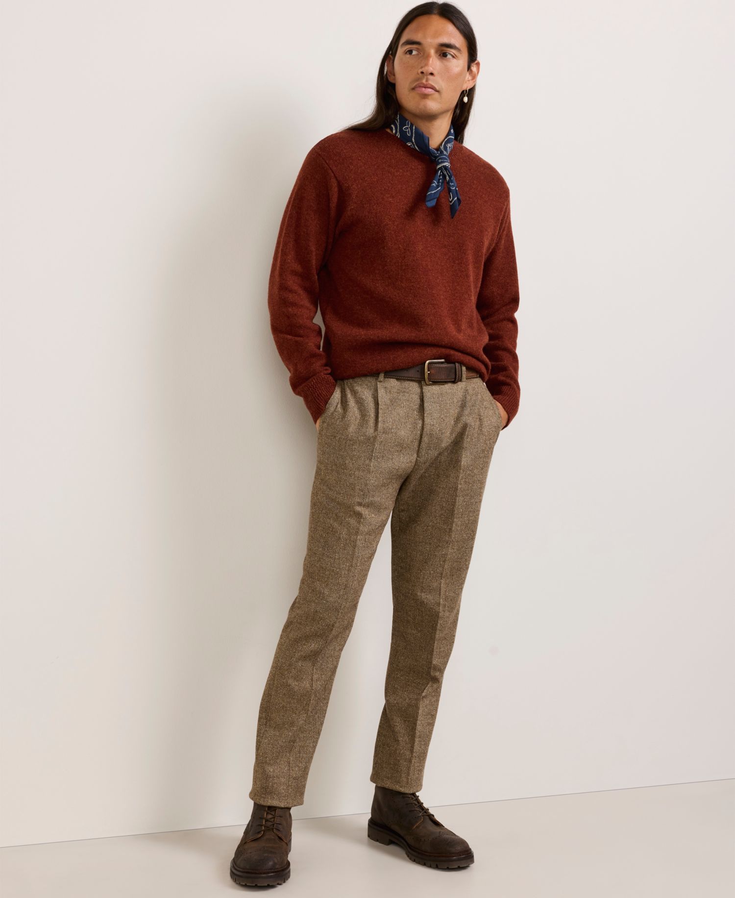 Men's Wool Crewneck Sweater